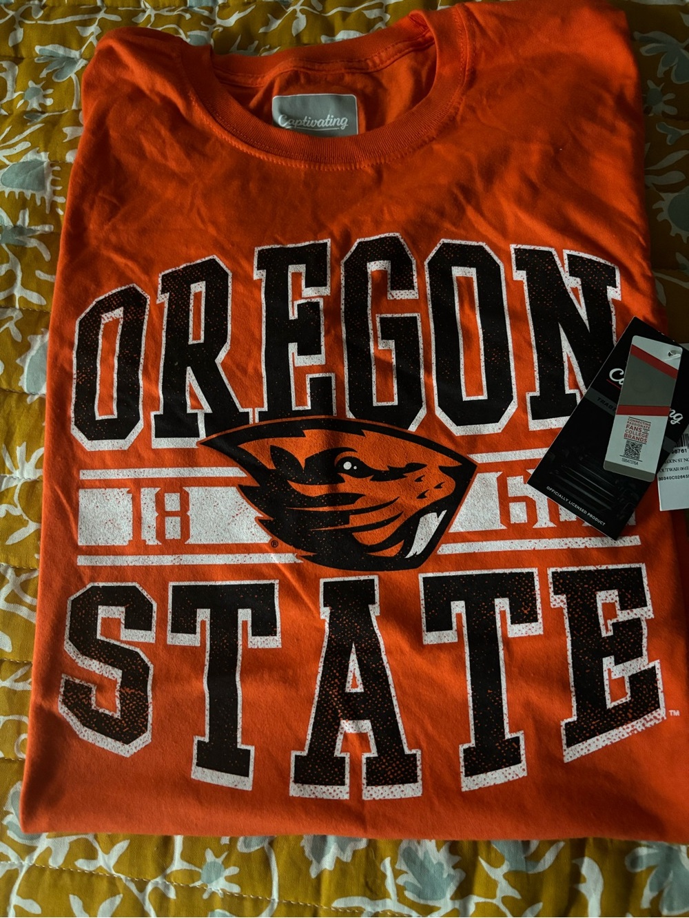 Kids Oregon State Orange Graphic Tee